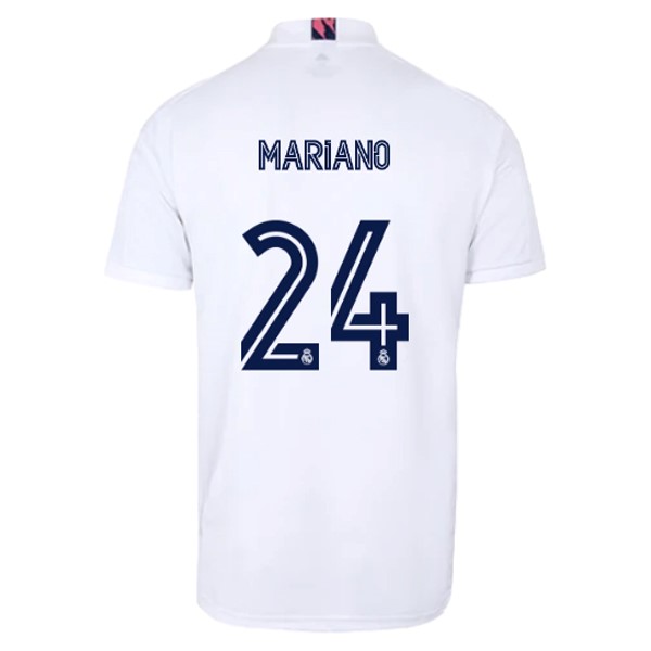 Camiseta Real Madrid 1ª NO.24 Mariano 2020-2021 Blanco